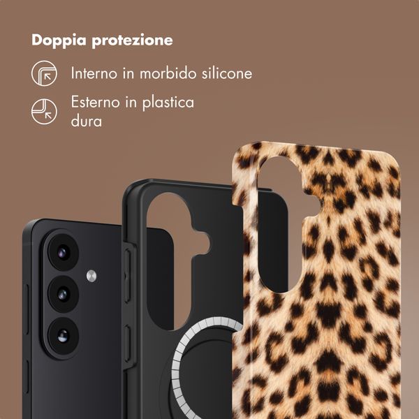 Selencia Cover posteriore Vivid con MagSafe Samsung Galaxy S26 - Wild Leo