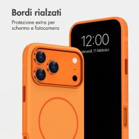 imoshion Cover posteriore Color con Thin MagSafe Ring Apple iPhone 17 Pro Max - Arancio