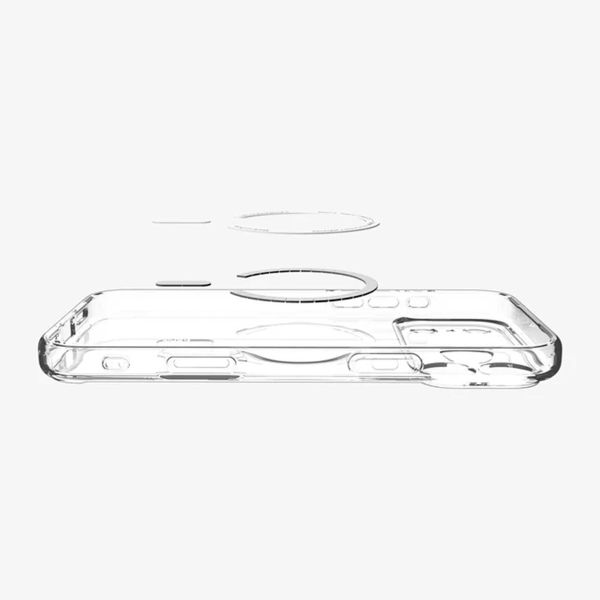 Spigen Cover Posteriore Ultra Ibrida con MagSafe Apple iPhone 17 Pro - Clear Graphite