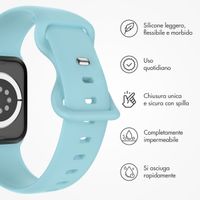 imoshion Cinturino in silicone⁺ Apple Watch | 38/40/41/42 mm - Taglia S/M - Sapphire Blue