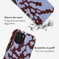 Selencia Cover posteriore Vivid con MagSafe Apple iPhone 15 - Moo'd Lavender Glow