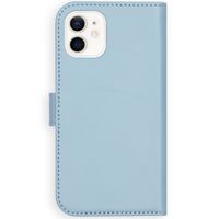 Selencia Cover a libro in vera pelle Apple iPhone 12 Mini - Air Blue
