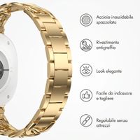 Selencia Cinturino Chain Samsung Galaxy Watch 9 (40/44mm) / Watch 8 (40/44mm) / Classic (46mm) - Oro