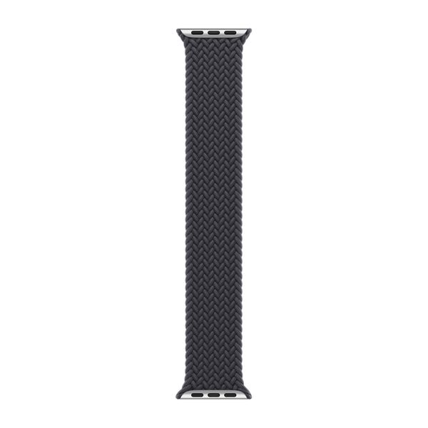 Apple Cinturino Solo intrecciato Apple Watch | 44/45/46/49 mm - Taglia 7 - Midnight