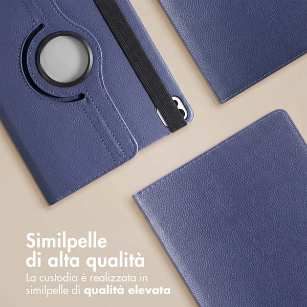 imoshion Cover Girevole a 360° Apple iPad Pro 12.9 (2020/2021/2022) - Blu scuro