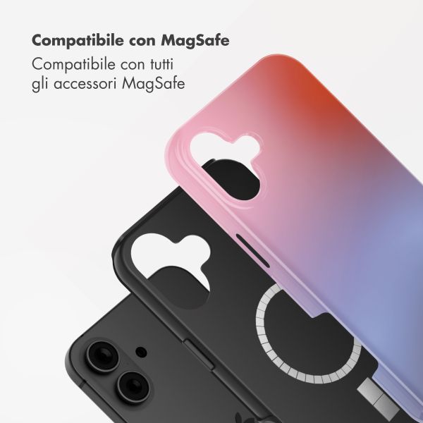 Selencia Cover posteriore Vivid con MagSafe Apple iPhone 16 - Gradient Soft Blush