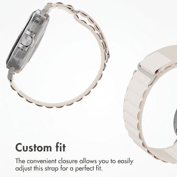 Accezz Cinturino in nylon Alpine Samsung Galaxy Watch Ultra 2 (2026) / Ultra (2024/2025) - Luce stellare