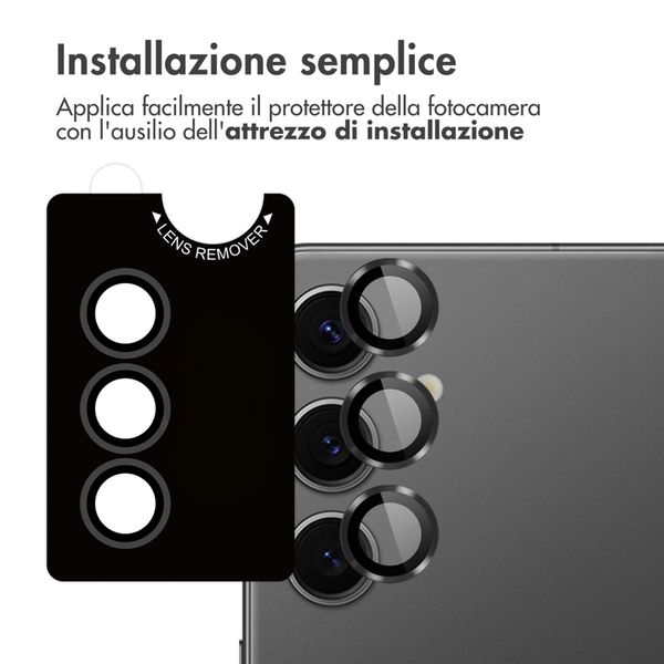 imoshion 2 Pack protezione lente fotocamera Samsung Galaxy S25 Plus - Nero