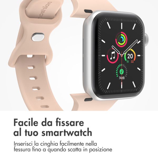 imoshion Cinturino in silicone⁺ Apple Watch | 38/40/41/42 mm - Taglia S/M - Sand Pink