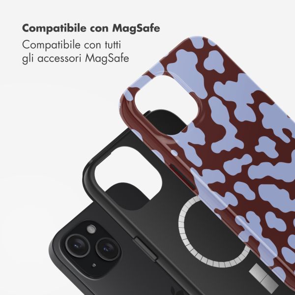 Selencia Cover posteriore Vivid con MagSafe Apple iPhone 15 - Moo'd Lavender Glow