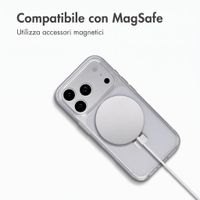 Accezz Cover con anello e supporto con MagSafe Apple iPhone 18 Pro Max / 17 Pro Max - Trasparente