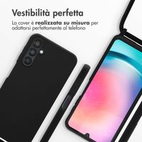 imoshion Cover in Silicone con Cordino Samsung Galaxy A25 (5G) - Nero