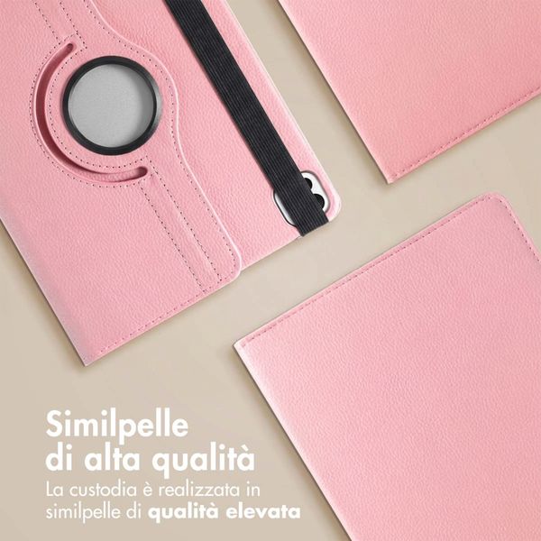 imoshion Cover Girevole a 360° Apple iPad Air 11 pollici (2026) M4 / (2025) M3 / (2024) M2 / Air 5 (2022) / Air 4 (2020) / Pro 11 (2018/2020) - Rosa