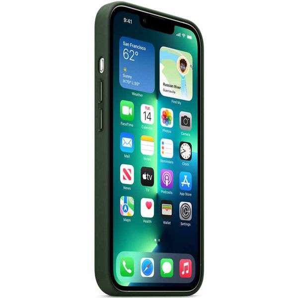 Apple Cover in Pelle MagSafe iPhone 13 Pro Max - Sequoia Green