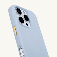 Selencia Cover posteriore Rivièra con MagSafe con ganci rimovibili Apple iPhone 16 Pro Max - Powder Blue