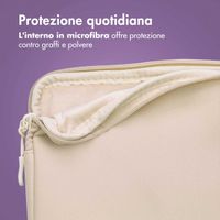 imoshion Cover per laptop 13 pollici - Laptopsleeve con tasca - Sandstone