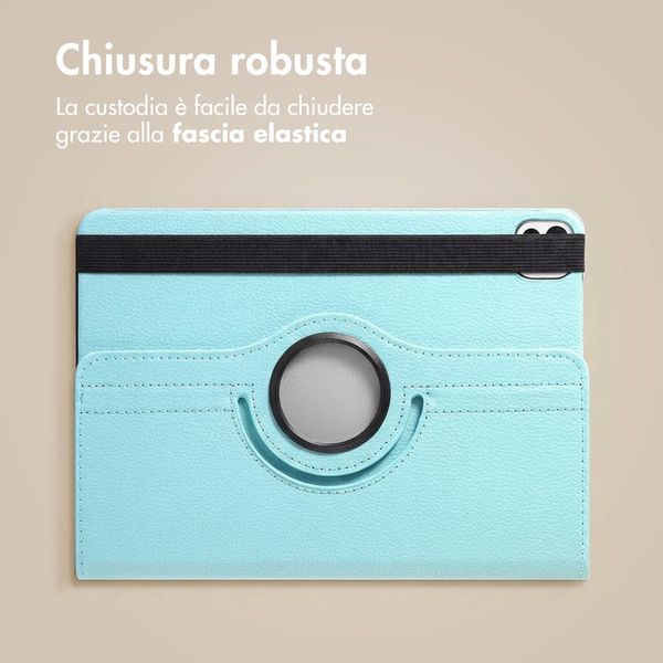 imoshion Cover Girevole a 360° Apple iPad Pro 12.9 (2020/2021/2022) - Azzurro
