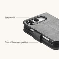 imoshion Cover a libro di Lusso Apple iPhone Duo - Nero