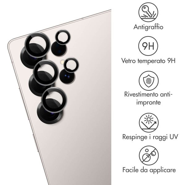 imoshion 2 Pack protezione lente fotocamera Samsung Galaxy S25 Ultra - Titanium Gray