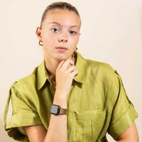 Selencia Cinturino Drago in acciaio Apple Watch | 44/45/46/49 mm - Oro
