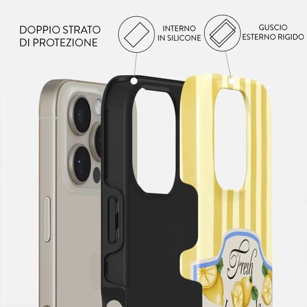 Burga Cover Posteriore Resistente con MagSafe Apple iPhone 16 Pro - Frizzante