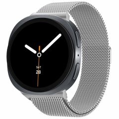 imoshion Cinturino milanese magnetico Samsung Galaxy Watch 8 (40/44mm) / Classic (46mm) - Argento