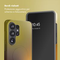 Selencia Cover posteriore Vivid con MagSafe Samsung Galaxy S26 Ultra - Gradient Olive Dust