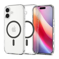 Spigen Cover Posteriore Ultra Ibrida con MagSafe Apple iPhone 17 - Clear Graphite