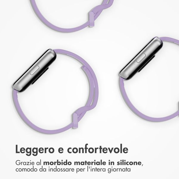 imoshion Cinturino in silicone⁺ Apple Watch | 44/45/46/49 mm - Taglia M/L - Lilla