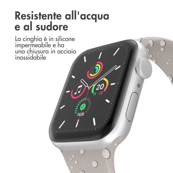 imoshion Cinturino in silicone⁺ Apple Watch | 44/45/46/49 mm - Taglia M/L - Stone