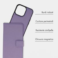 imoshion Cover a libro di lusso 2-in-1 rimovibile Apple iPhone 13 Pro - Viola
