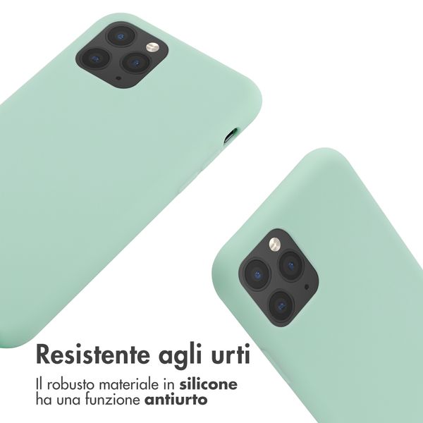 imoshion Cover in Silicone con Cordino Apple iPhone 11 Pro - Menta verde