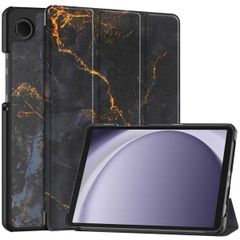 imoshion Cover Trifold Design Samsung Galaxy Tab A11 / A9 8.7 pollici - Black Marble