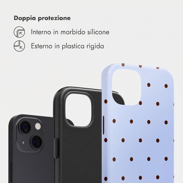 Selencia Cover Posteriore Vivid Apple iPhone 13 Pro - Happy Dots Digital Sky