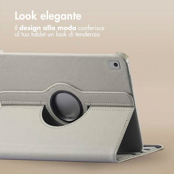 imoshion Cover Girevole a 360° Apple iPad 9 (2021) 10.2 pollici / iPad 8 (2020) 10.2 pollici / iPad 7 (2019) 10.2 pollici - Grigio