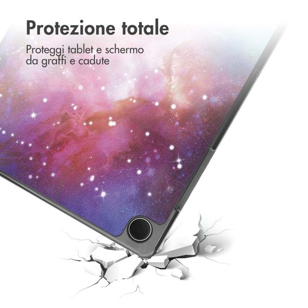 imoshion Cover Trifold Design Samsung Galaxy Tab A9 Plus - Space
