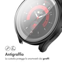 imoshion Cover rigida integrale Samsung Galaxy Watch 5 - 44 mm - Nero