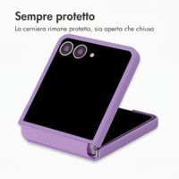Accezz Cover Grid Samsung Galaxy Z Flip 8 - Lilla