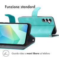 imoshion Cover a libro con Cordino Samsung Galaxy A17 (5G) / (4G) - Turchese