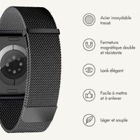 imoshion Milanees magnetisch bandje Apple Watch | 38/40/41/42 mm - Zwart