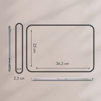 Selencia Cover per laptop in velluto a coste 15-16 pollici - Sleeve per laptop - Soft Blush