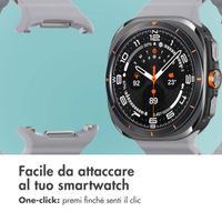 imoshion Cinturino Ocean in silicone Samsung Galaxy Watch Ultra (2024/2025) - Brown Gray