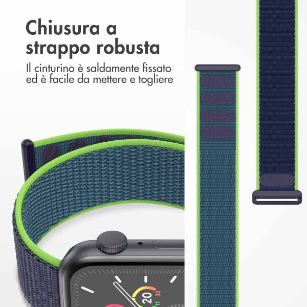 imoshion Cinturino in nylon Apple Watch | 44/45/46/49 mm - Lime