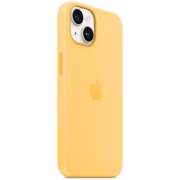 Apple Cover Posteriore in Silicone con MagSafe Apple iPhone 14 - Sunglow