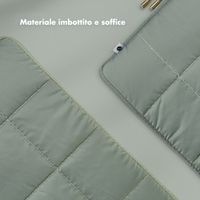 Selencia Cover Puffy per laptop 13-14 pollici - Laptopsleeve - Sage Green