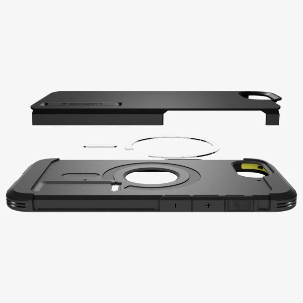Spigen Cover Posteriore Corazzata Tough con MagSafe Apple iPhone 17e / 16e - Nero