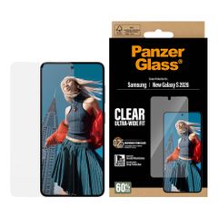PanzerGlass Vetro temperato antibatterico ultra-largo con applicatore Samsung Galaxy S26