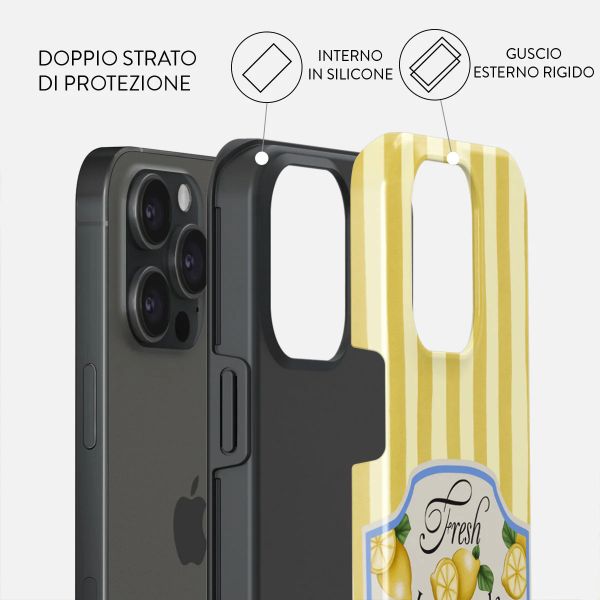 Burga Cover Posteriore Resistente con MagSafe Apple iPhone 15 Pro - Frizzante