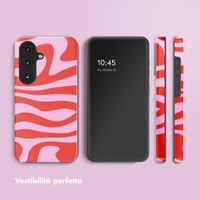 Selencia Cover posteriore Vivid con MagSafe Samsung Galaxy S26 - Dream Swirl Pink