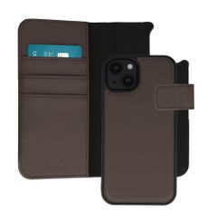 imoshion Cover a libro di lusso 2-in-1 rimovibile Apple iPhone 13 - Marrone